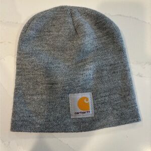 Carhartt Gray Knit Beanie Hat